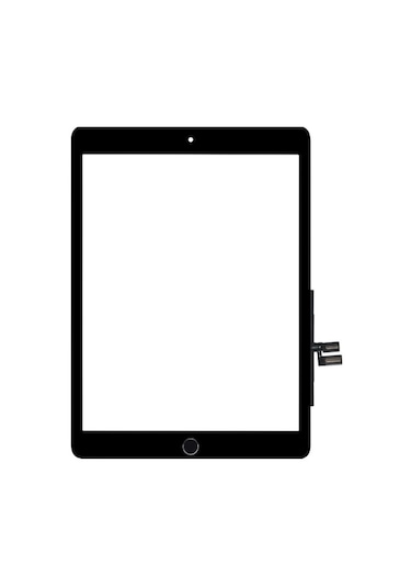 İpad 9.nesil A2602-a2603-a2604-a2605 Uyumlu Home Tuşlu Dokunmatik Siyah