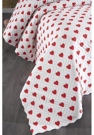 Ultrasonik Kapitoneli Kalben Çift Kişilik Yatak Örtüsü Çok Renkli