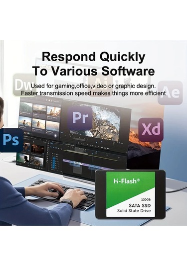 Xuweiwei Th-flash Ssd 240gb Dahili Katı Hal Sürücü Sata 3 550mb/s Oyun Video Düzenleme Pc Laptop Uyumlu