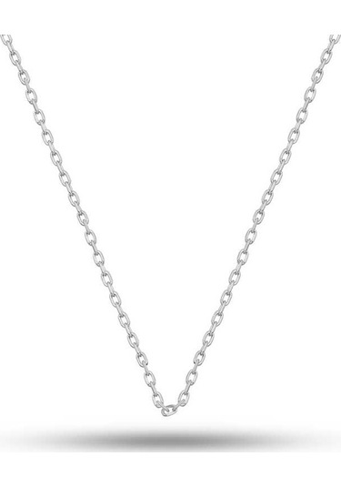 Gumush Gümüş 0 30 Mikron 55 CM Forse Kadın Zincir