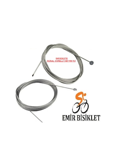 Corelli Bisiklet Ön & Arka 180 CM Çelik Fren Teli Paslanma