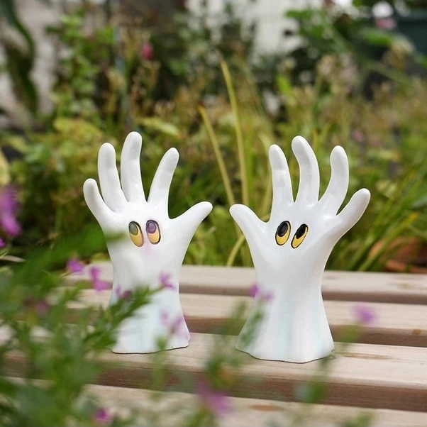 Trendooze Gotik Korku Pençe Saksı Dekoratif Yapay Reçine Sukulent Şişe, Dayanıklı