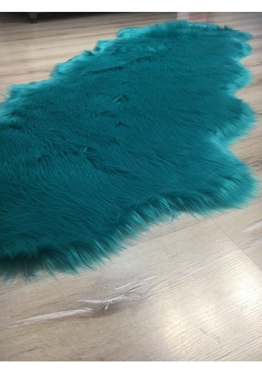 Doğuş Peluş Halı Apost Turkuaz 75 x 200Cm Post Halı Yolluk