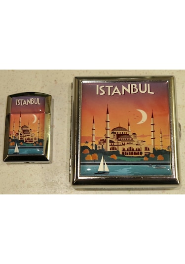 Sigara Tabakası Ve Çakmak Seti-Istanbul