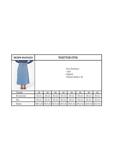 Vellichor Yüksek Bel A Kesim Denim Etek Gri Çok Renkli