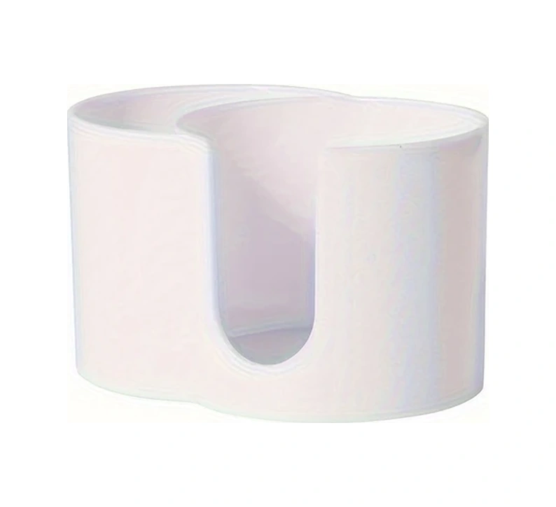 Chuangyinshop 1 Adet Şeffaf Çift Bölmeli Yuvarlak Makyaj Temizleme Pedi Ve Kulak Çubuğu Saklama Kutusu Şeffaf