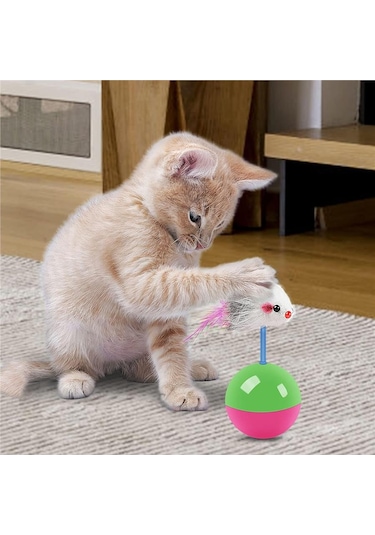 Omilife Kedi Oyuncağı Fare Desenli Hacıyatmaz