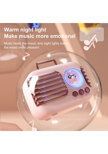 Padalink Dw09 Mini Bluetooth Hoparlör Led Gece Lambası - Tws Bağlantı, Tf Kart Desteği, Elsiz Konuşma Fonksiyonu