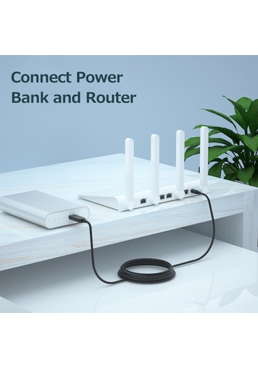 Monyee Usb'den 12v Dc Çevirici Kablo, 5.5 2.1 Bağlantı İle Taşınabilir Güç Dönüştürme