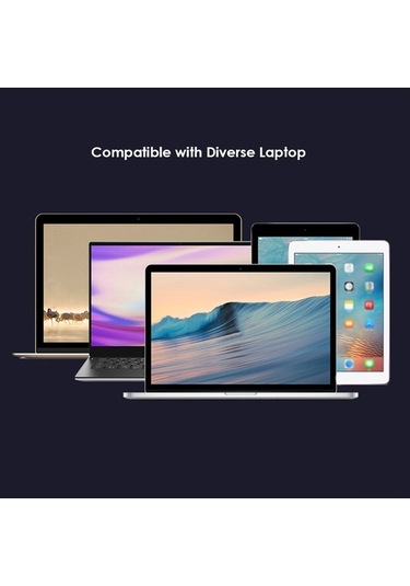 Novahub 6 Kademeli Ayarlanabilir Katlanabilir Dizüstü Bilgisayar Standı - Siyah - Ofis/ev Kullanımı İçin Optimize Edilmiş