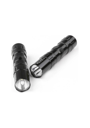 Sones Mini Süper Parlak El Feneri Suya Dayanıklı Küçük Torch Işığı Anahtarlık İle Siyah