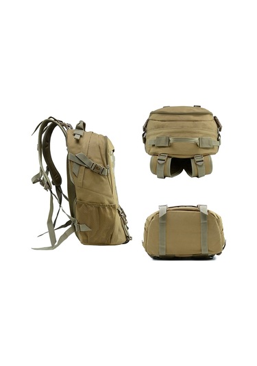 Junsunmay J003 27l Su Geçirmez Açık Molle Seyahat Sırt Çantası Sırt Çantası Kamp Yürüyüş Çantası Haki