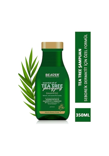 Beaver Tea Tree Shampoo ( Çay Ağacı Şampuanı) 350ml