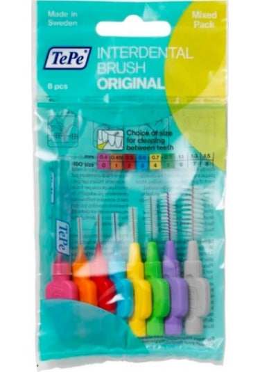Tepe Interdental Arayüz Fırçası Karışık Set 8'li