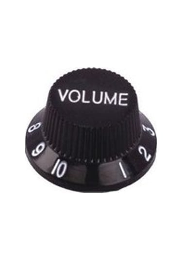 Valencia Pnb1vbk Gitar Volum Düğme Başlığı Plastik Siyah Dr.Parts