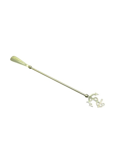 Büro Ev Ofis Hediyesi İçin Pirinç Yapım Çapalı Model Prestij Kerata Ayakkabı Çekecek