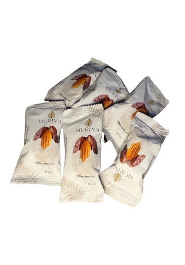 Huriva Beyaz Çikolatalı Bademli Hurma 500 G