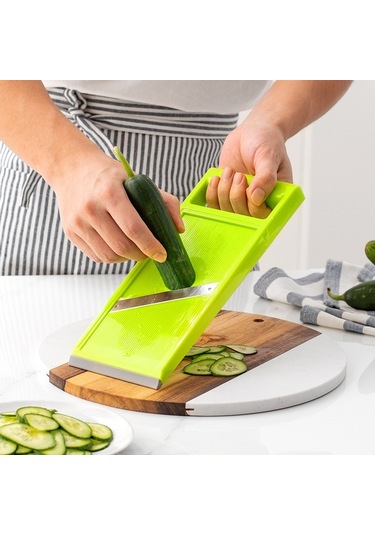 Lichen Mutfak Aletleri, Plastik El Mutfak Dilimleyici, Silme Yeşil