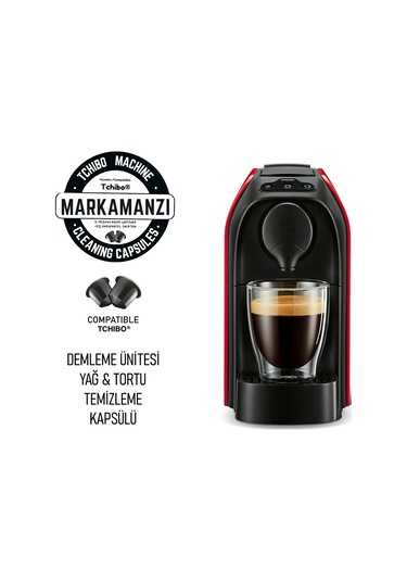 Kapsül Kahve Makineleri Yağ Temizlik Kapsülü Tchibo Uyumlu 2'li