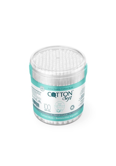 Cotton Soft Pamuklu Kulak Çubuğu 100 Ad 3 Paket