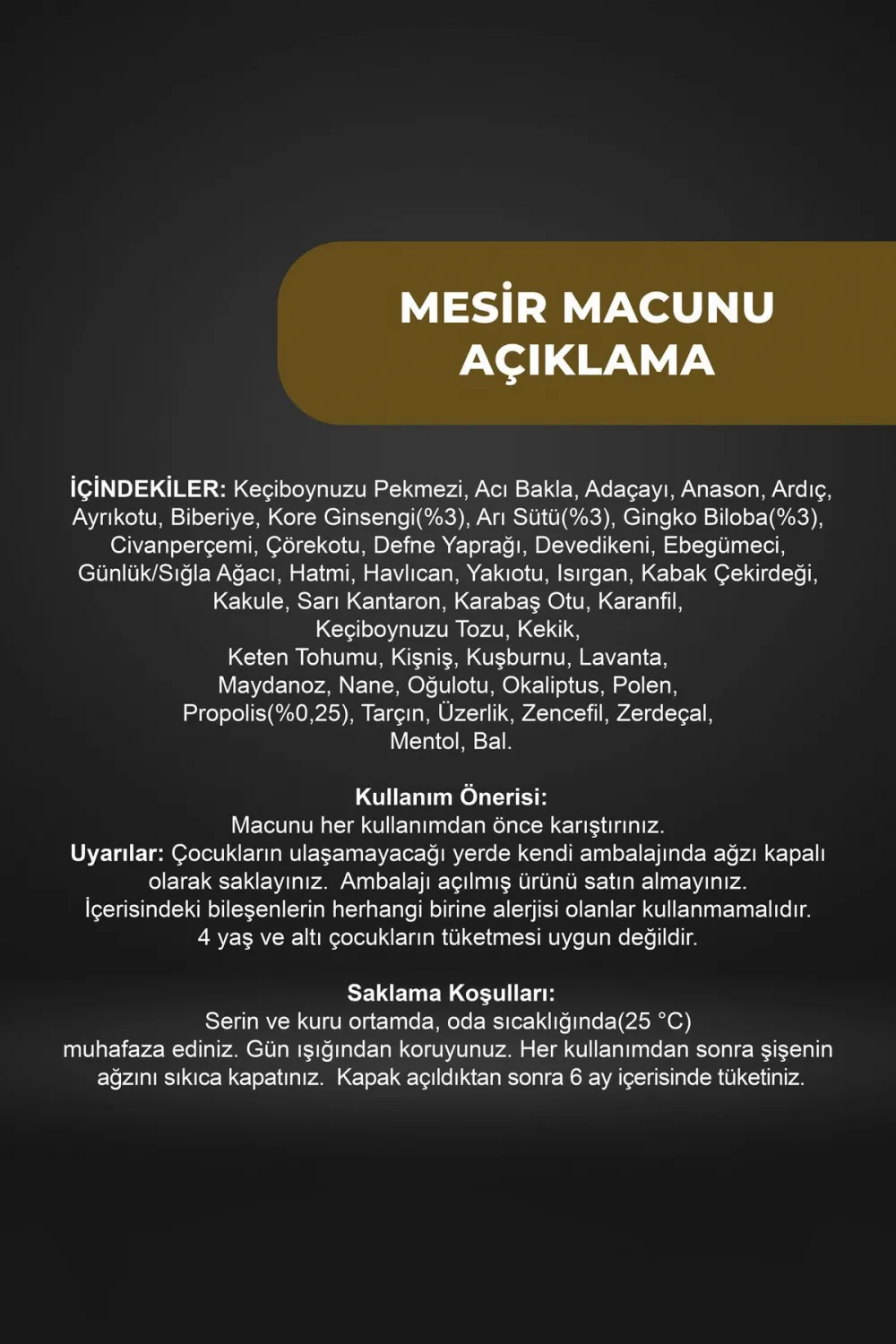 Mesir Macunu 230 Gr Geleneksel Bitkisel Macun Manisa Mesir Macunu