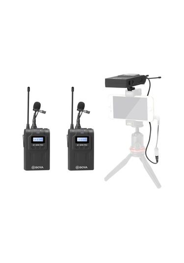 Boya Bm8 Pro K 2. Kablosuz İkili Yaka Mikrofon Seti