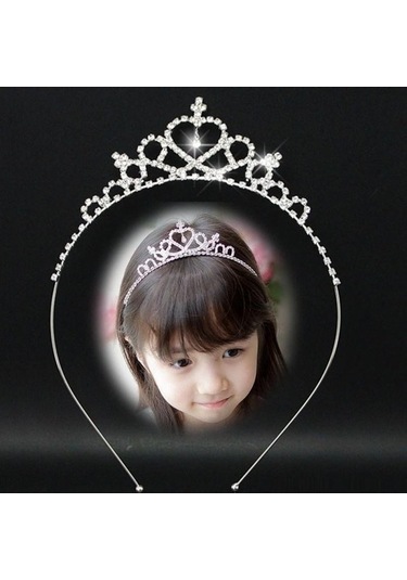 Trendooze Tiara Taklidi Taç Sopa Saç Prenses Prenses Moda Kızlar Hairband Bandı Bq Çok Renkli