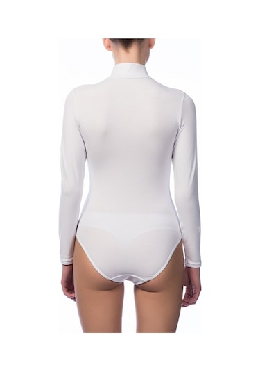 Nbb Uzun Kollu Boğazlı Çıtçıtlı Body Pamuk 2960