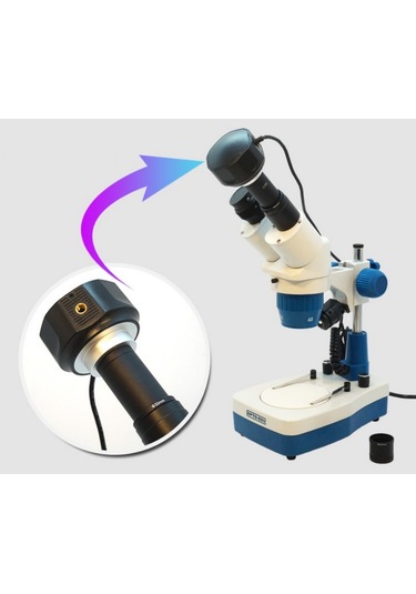 Ece Opto-Edu 5.0 Mp Mikroskop Kamerası Ve Yazılımı Fotoğraf Video Kayıt