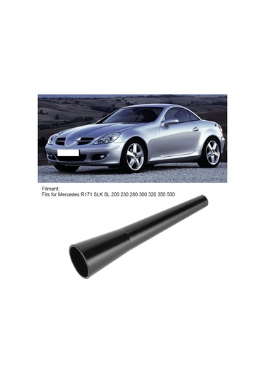 Ximistore9 Mercedes R171 Slk Sl 200-500 İçin Dekoratif Kısa Direk Anten, T6061 Alüminyum, Kolay Kurulum, Dayanıklı