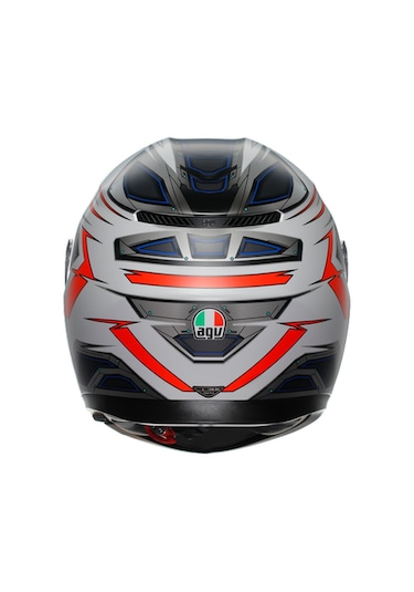 Agv Kask/k3 E2206 Mplk Space Matt Whıte Red Fluo Configuration Çok Renkli