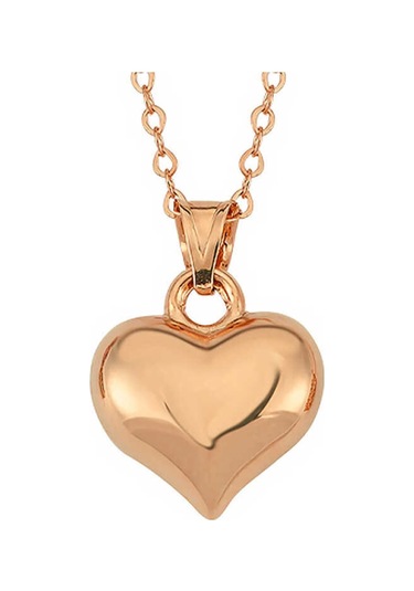 Casera's Gümüş Rose 3 Boyutlu Kalp Kadın Kolye Csr2181002 Gümüş