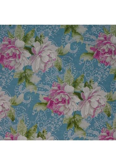 Mint Dokuma Dijital Baskılı Kadife Şönil