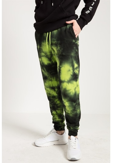 Jahr Marc Batik Yıkamalı Yeşil Erkek Eşofman Altı Yeşil