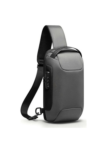 Didadodo Mark Ryden Odyssey Mini Mr-7116 Kilitli Omuz Çantası, Siyah/yurtdışı Gri Gri