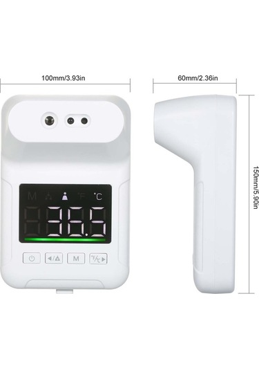 Pazly Wall-mounted Touchless Thermometer And Pulse Oximeter Set - Fast & Accurate Measurement For Family & Personal Care