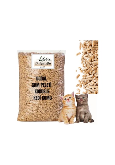 Dalgıçoğlu Çam Pelet Doğal Çam Peleti Kedi Kumu 10 KG