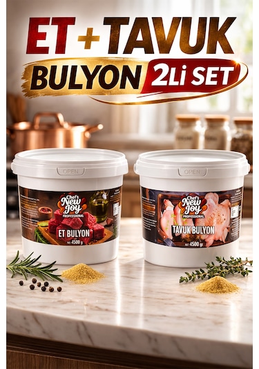 Bulyon Seti Et Bulyon + Tavuk Bulyon Efsane 2li Dev Paket 9kg