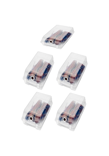 Hitfoni Şeffaf Bayan Ayakkabı Saklama Kutusu 5'li Saklama Ve Koruma Kutusu