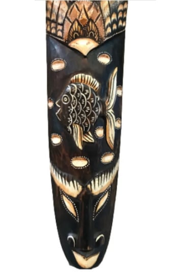 Afrikalı Mask Biblo Duvar Biblo