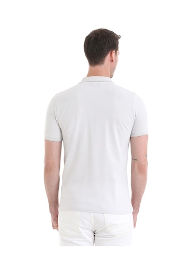 Hatemoğlu Gri Regular Fit Düz Polo Yaka Tişört 3536etc22c03 Ag1 Gri