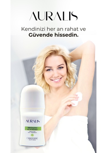 Auralis Beyazlatıcı Etkili Ter Önleyici Roll-on Antiperspirant Unisex 50 Ml