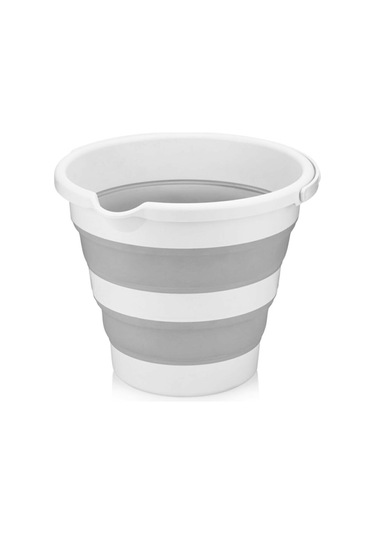 Hobby Life Fileli Gri Katlanır Bebek Küvet Banyo Seti Gri