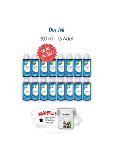 16 Al 14 Öde 300 Ml Turmepa Duş Jeli Ve Rosıe Aloe Vera