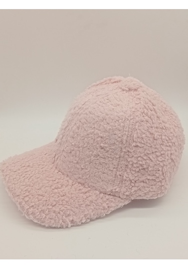 Kadın Kışlık Merinos Kep Şapka Pembe