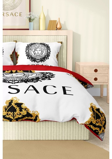 Marka Nevresim Takımı Çift Kişilik Pamuklu Saten Kumaş 6 Parça 3d Dijital Baskı Duvet Cover Set Model No:114 Renkli