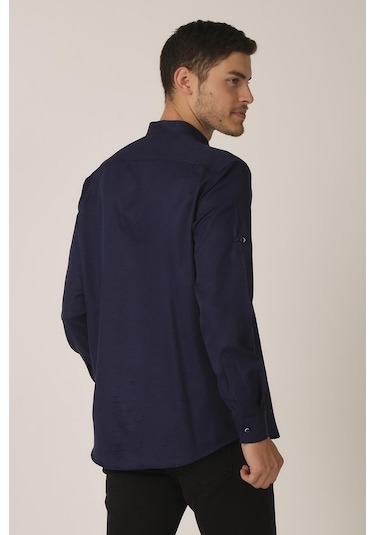 Alexander Gardi Alexandergardı Katlanabilir Kol Regular Fit Gömlek (E21-32502)