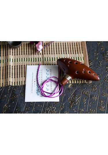 Hermann Mayer Hmo12Br Pro Seramik Alto Ocarina - Kahverengi