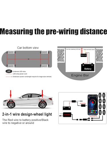 Led Kaya Işıkları 4 Adet Çok Renkli Led Işıklar Parlaklık K22432-4-3