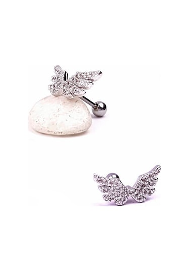 Melek Kanadı 316l Anti Alerjik Cerrahi Celik Helix Piercing